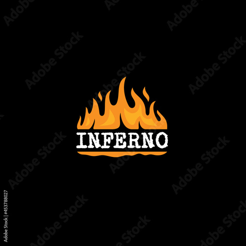 Inferno logo or combination mark design