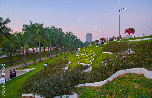 The public parks of Yangon, Myanmar photo