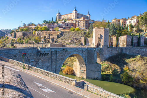 Bridge over the river in Toledo, Spain