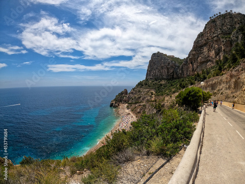 View of a very especial beach in Spain