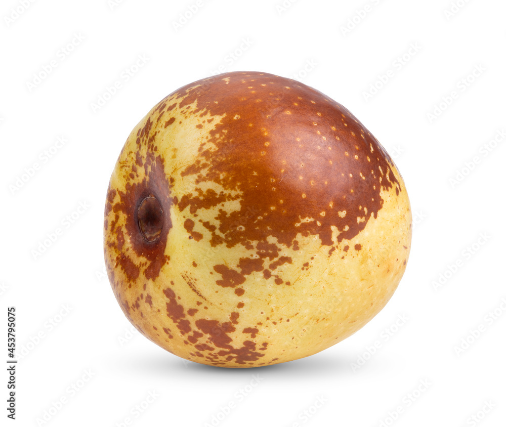 Fototapeta premium chocolate jujube on white