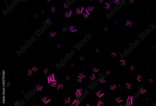 Dark pink vector backdrop with long lines.