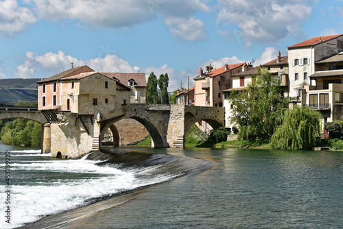 Obraz na płótnie Frankreich - Millau - Fluss Tarn - alte Brücke