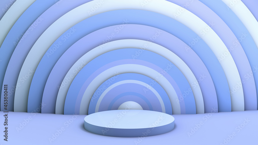 Mockup with geometric shape on abstract background. Empty pedestal for product display. 3D render. Copy space. Mockup with geometric shape on abstract background. Empty pedestal for product display. 3D render. Copy space.