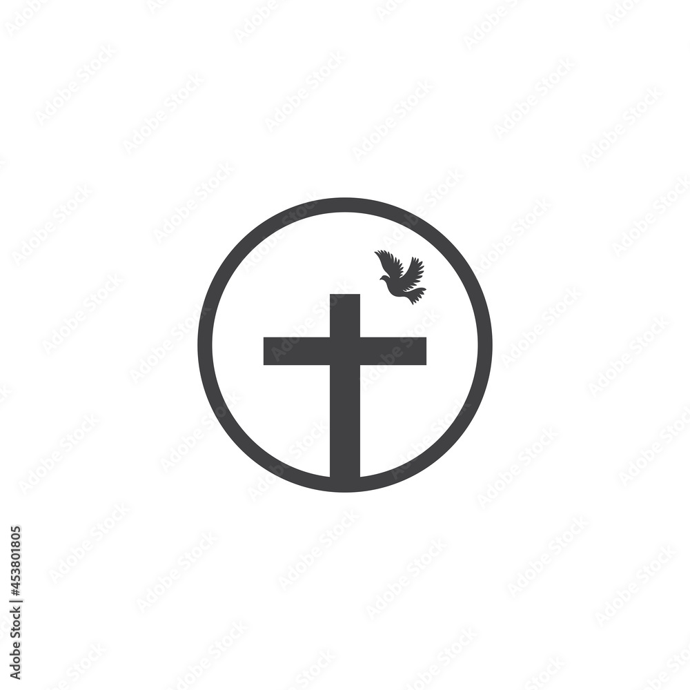 Christian Cross Abstract Mark Pictorial Emblem Logo Symbol Iconic Creative Modern Minimal Editable in Vector Format Christian Cross Abstract Mark Pictorial Emblem Logo Symbol Iconic Creative Modern Minimal Editable in Vector Format