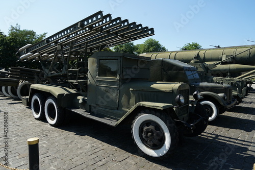 The first serial multiple rocket launcher. 