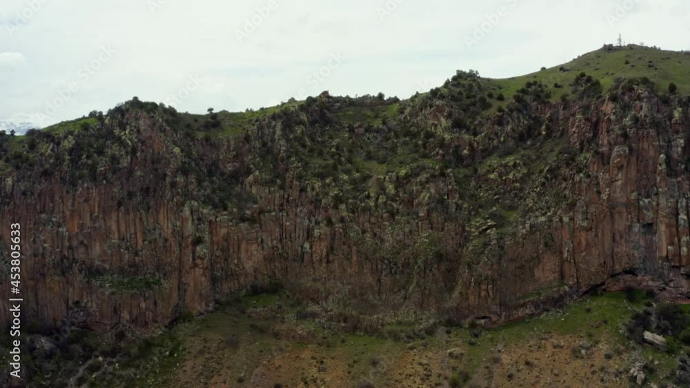 Mountain landscape in Armenia. Aerial view Mountain landscape in Armenia. Aerial view