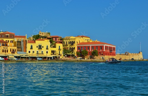 view of the old town, Chania, Crete, Greece 