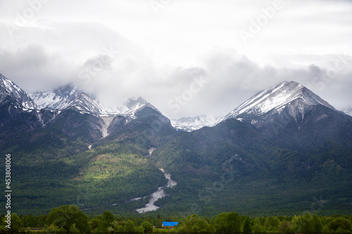 View of the Tunka range, Arshan, Buryatia, Russia