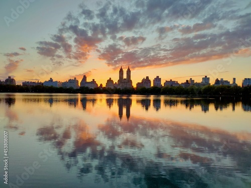 sunset in central park © humberto
