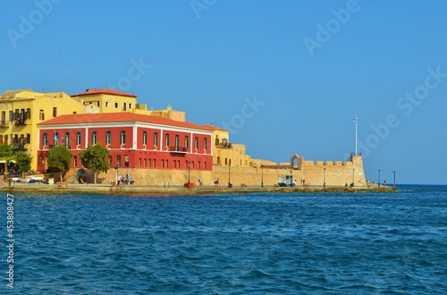 architecture of the old town of Chania, Crete, Greece