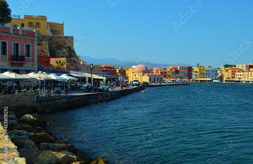 architecture of the old town of Chania, Crete, Greece