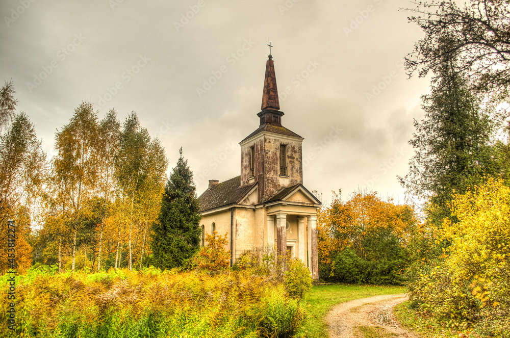 Old lutheran church in Sturisi, Latvia. Former leprosy. Old lutheran church in Sturisi, Latvia. Former leprosy.