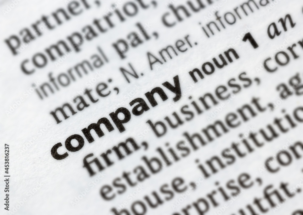 Obraz premium a word and its definition