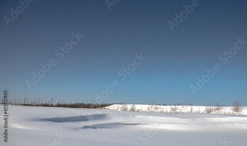 winter landscape with snow © Сергей Шерстнев