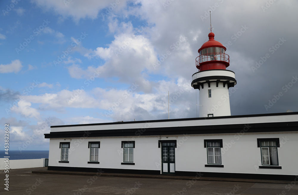 The lighthouse of Ponta do Topo in the island of Sao Jorge, Azores The lighthouse of Ponta do Topo in the island of Sao Jorge, Azores