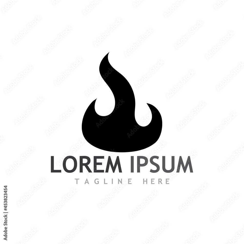 Obraz premium fire logo vector and images