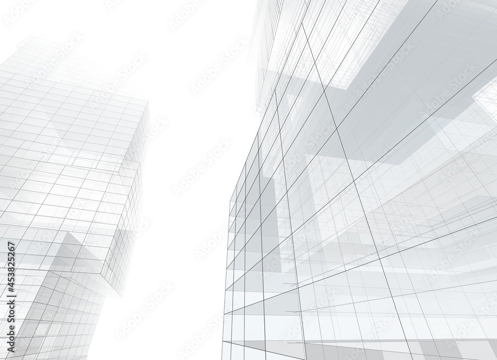 abstract architecture 3d rendering abstract architecture 3d rendering