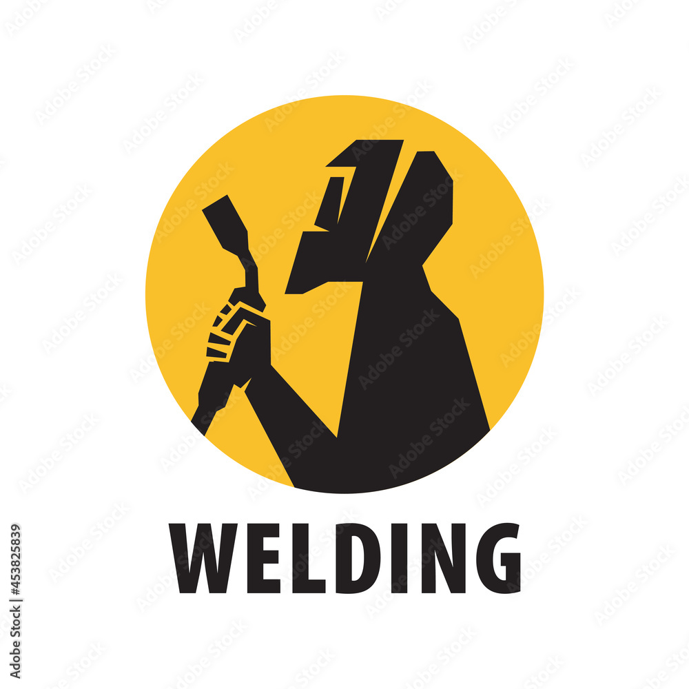 Vector logo of the service, welding workshop Vector logo of the service, welding workshop
