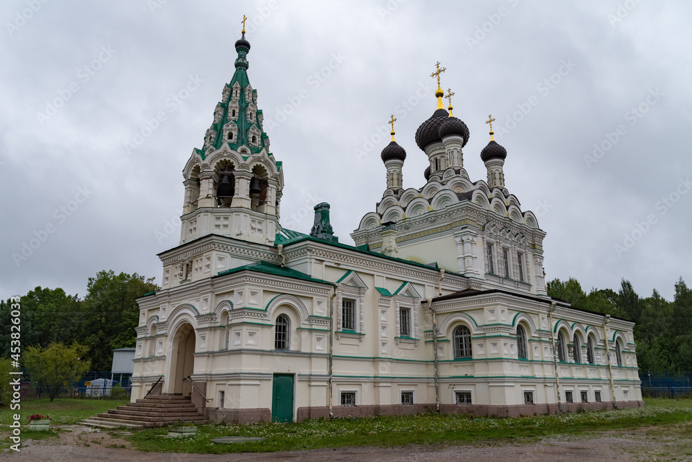 Church of the Holy Trinity on Parusinka. Ivangorod, Russia