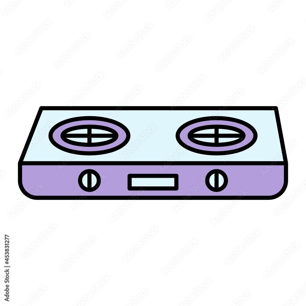Vector Stove Filled Outline Icon Design Vector Stove Filled Outline Icon Design