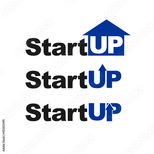 Modern Start Up Typography Logo