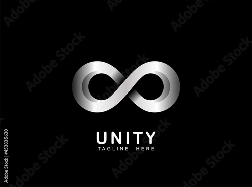 vector unity knot symbol design template