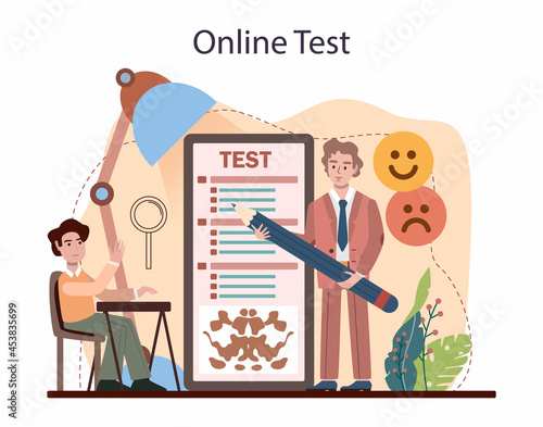 Psychology school course online service or platform. School psychologist