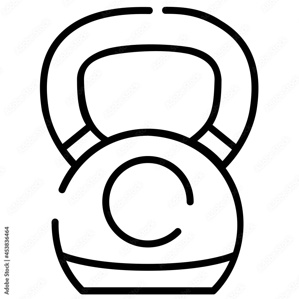Kettlebell Icon Vector Kettlebell Icon Vector