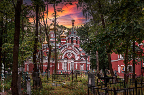 Alexander Nevsky Church and military cemetery