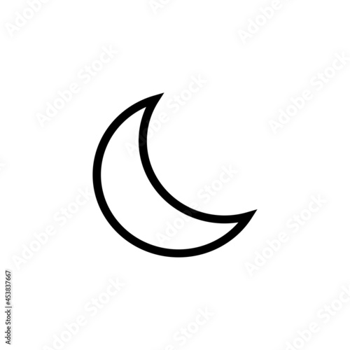 moon icon, moon sign icon, moon sign symbol