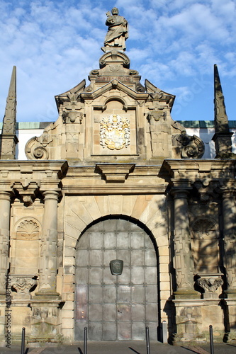 Trier. June-01-2011. Entrance to the Bishop Museum St-Petersburg in Trier