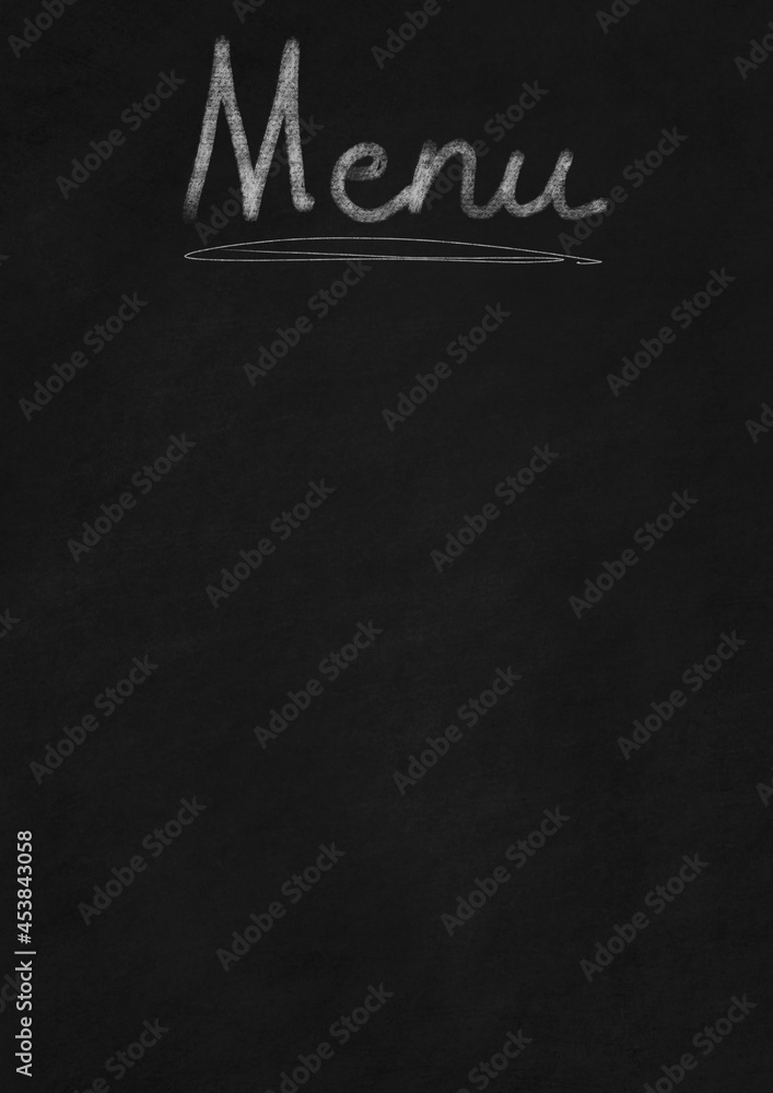 Fototapeta premium Menu blackboard 