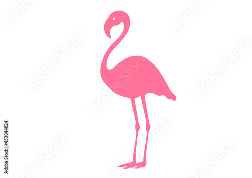 ピンクフラミンゴのベクターイラスト