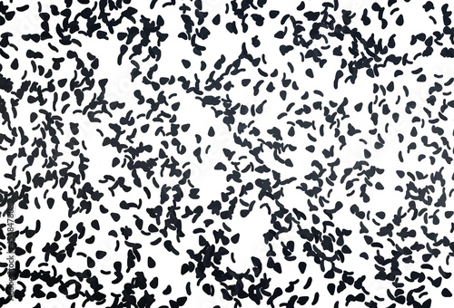 Light Black vector template with memphis shapes.