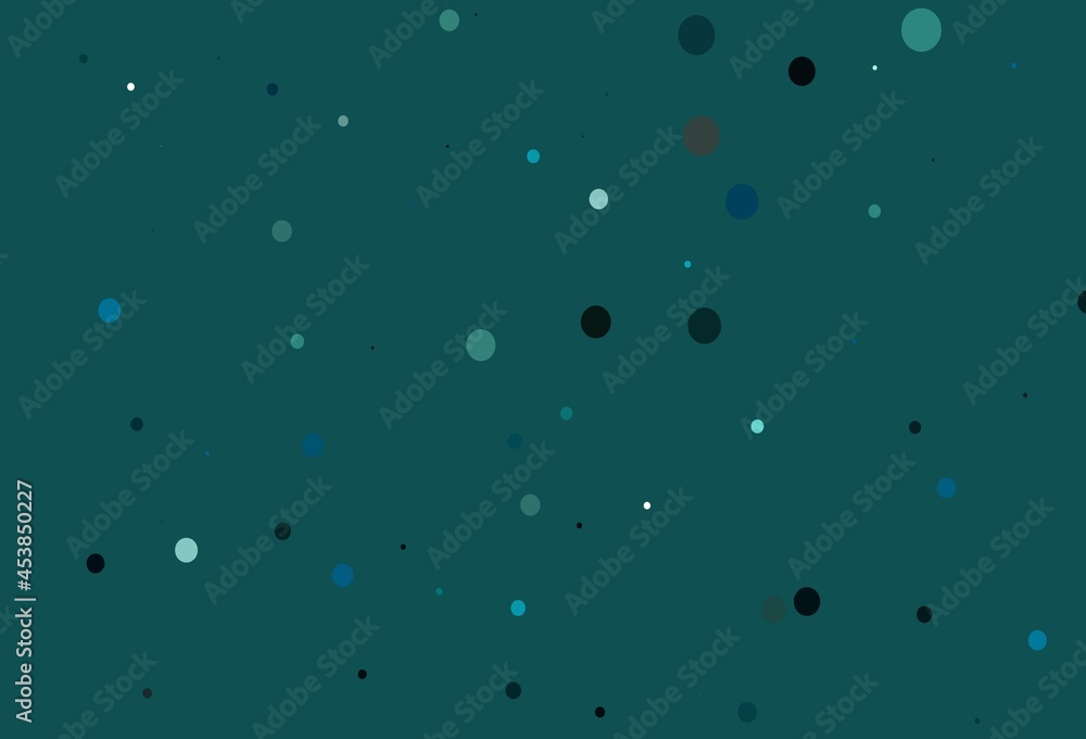 Light BLUE vector pattern with spheres.