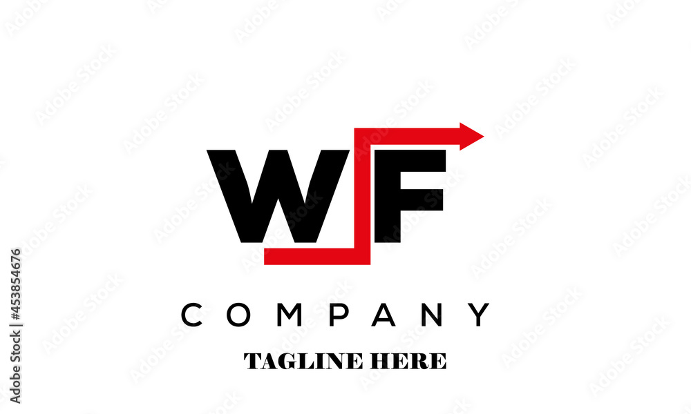 WF financial advice logo vector