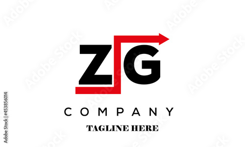 ZG financial advice logo vector
