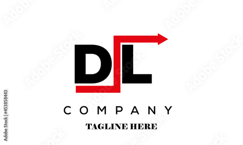 DL financial advice logo vector
