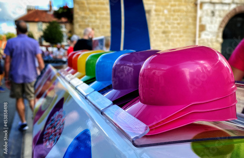 colourful ice-cream containers at Malton Food Festival photo