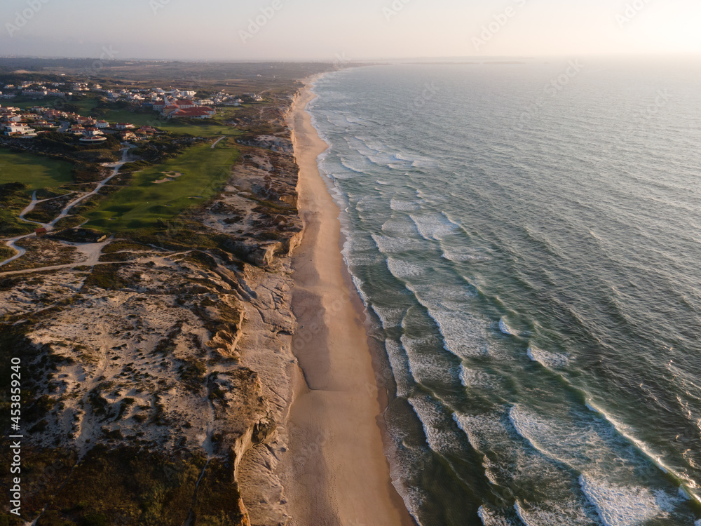 Praia dEl Rey and the Atlantic Ocean, Portugal