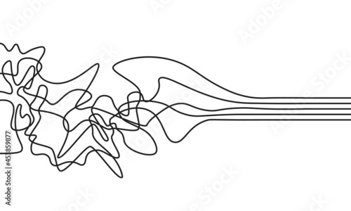 Messy lines image. Clipart image