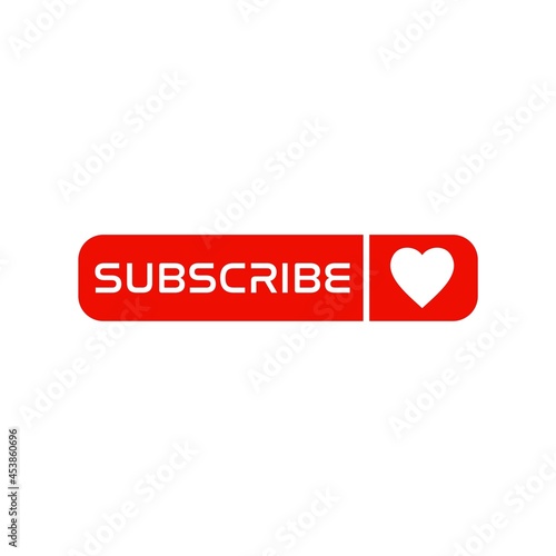 Subscribe icon isolated on white background