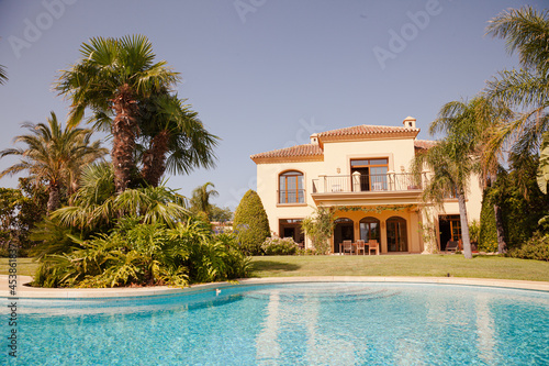 Swimming pool and Spanish villa © KOTO