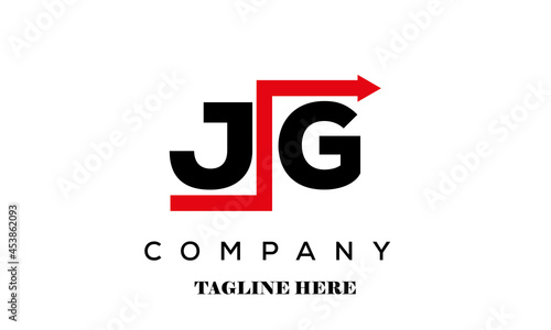 Free Download JG creative financial advice latter logo vector - GFXLoad