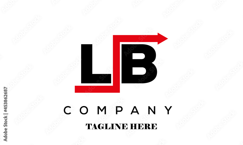 LB creative financial advice latter logo vector LB creative financial advice latter logo vector