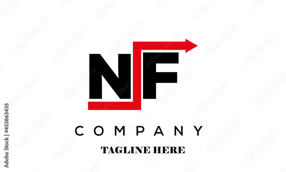 NF financial advice logo vector NF financial advice logo vector