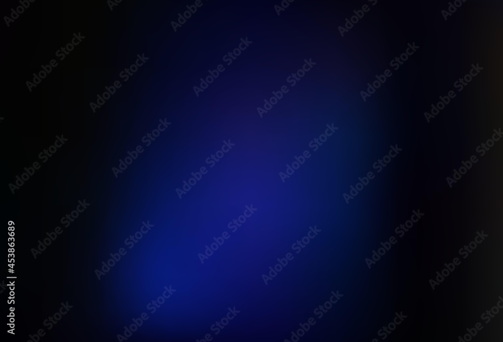 Dark BLUE vector bokeh pattern.