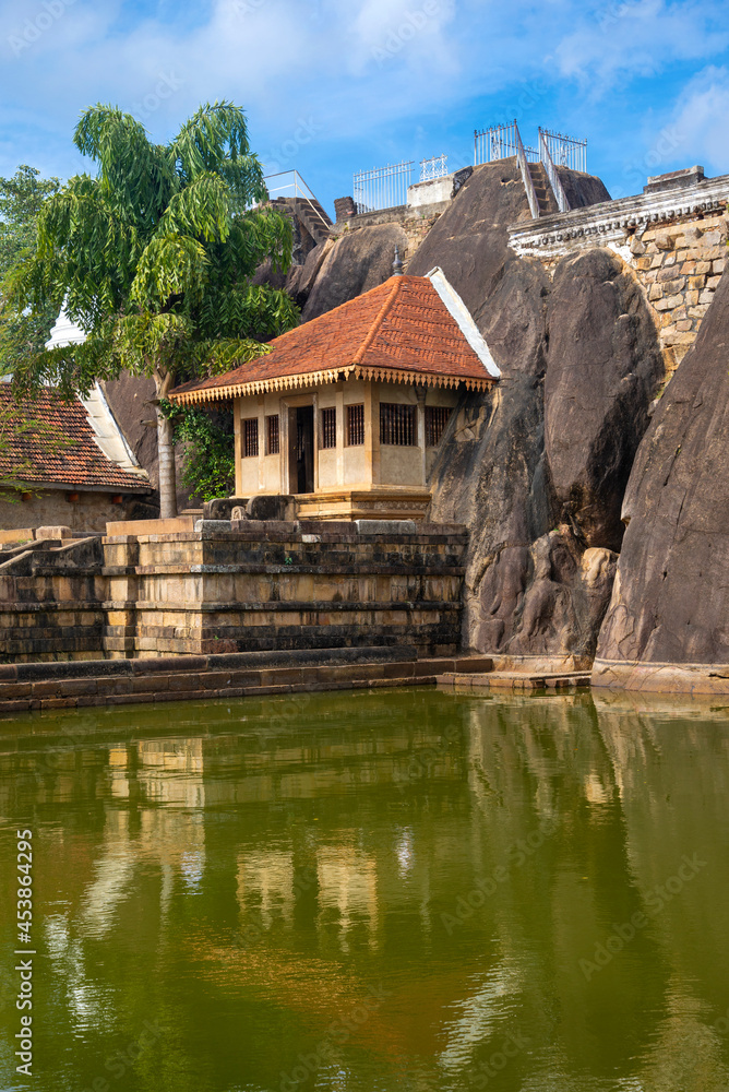 Isurumuniya ancient cave buddhist temple in Anuradhapura, Sri Lanka