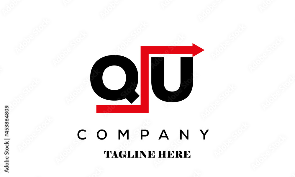 QU financial advice logo vector QU financial advice logo vector